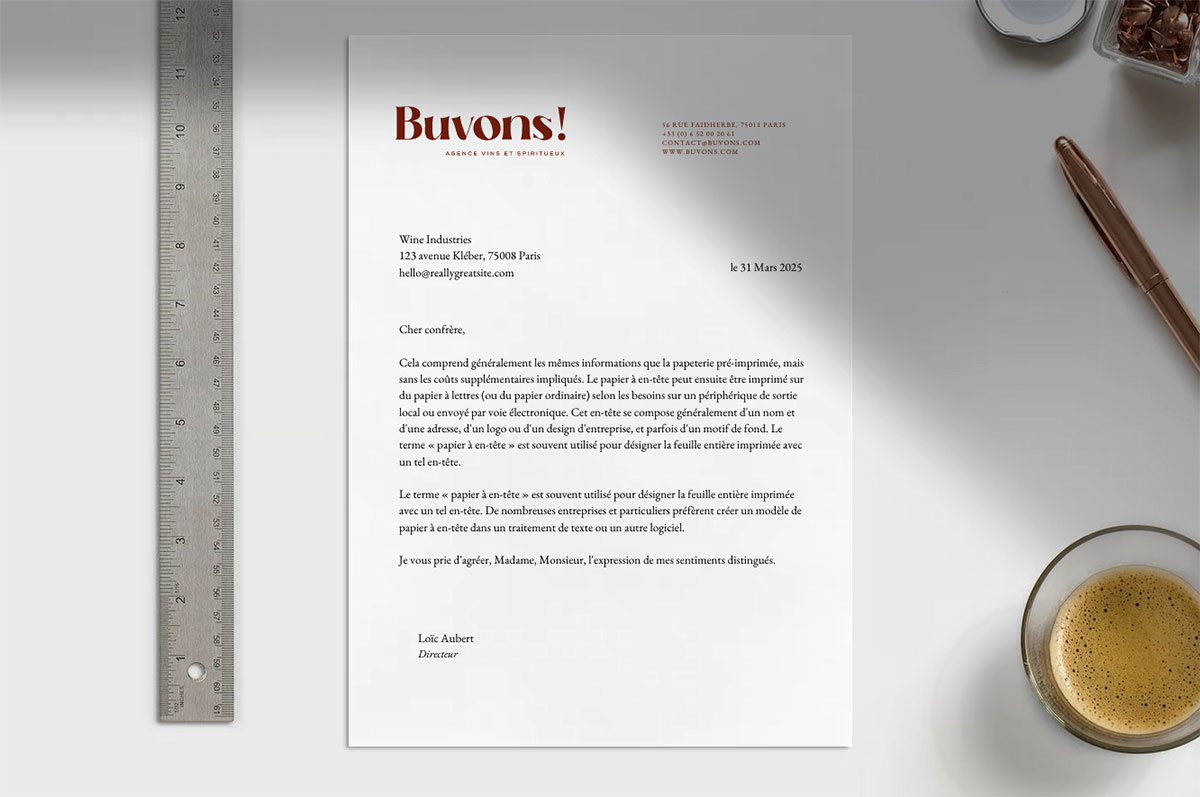 Logo et charte graphique Buvons !