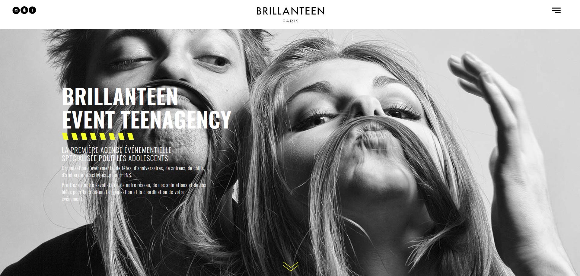 Brillanteen - agence événementielle pour adolescent